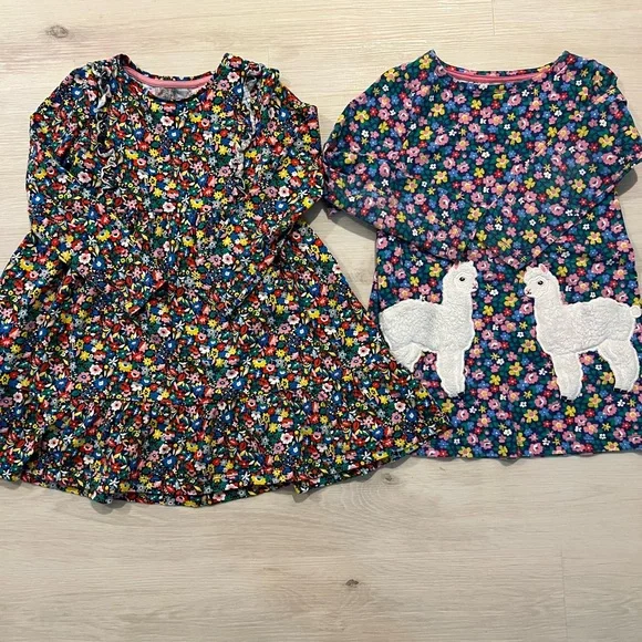 knee length dresses for ladies Mini Boden Girls Tunic Lift The Flap Jersey Camping Tent Appliqu Fox   Designer Kids Outlet